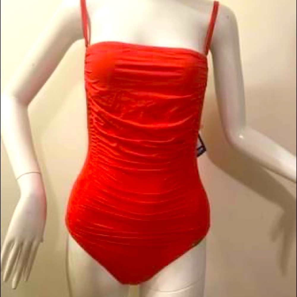 Woman’s one piece swimsuit bathing suit